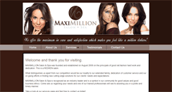 Desktop Screenshot of maximillionsalon.com